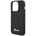Miniatyrbild 7 av 9: Guess Disco Metal Script-deksel til iPhone 15 Pro - svart