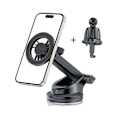 Miniatyrbillede 5 af 11: TECH-PROTECT N56 MAGNETISK MAGSAFE DASHBOARD & VENT BILMONTERING SORT