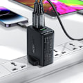 Miniatyrbillede 5 af 6: ACEFAST NETVÆRKSLADER 65W 3 PORTE (1XUSB 2XUSBC PD) UK STIK SORT