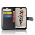 Miniatyrbild 3 av 6: Litchi-Fodral För Huawei P20 Svart Telefonskydd