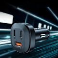 Miniatyrbillede 7 af 11: ACEFAST FAST BILOPLADER 66W 2XUSBC/USB PD QC4.0 AFC FCP SCP