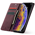 Miniatyrbild 1 av 11: Spacecase Fodral Plånbok För Iphone Xs Max Rött Läder