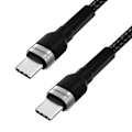Miniatyrbillede 3 af 8: WOZINSKY WNBCC1 USB-C / USB-C PD 65W KABEL 1 M - SORT