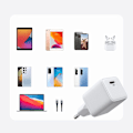 Miniatyrbild 6 av 8: Joyroom hurtiglader USB Type C 25W 3A EU-plugg hvit (L-P251)