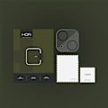 Miniatyrbild 2 av 2: HOFI CAM PRO+ CAMERA CASE IPHONE 14 / 14 PLUS / 15 / 15 PLUS CLEAR