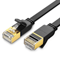 Miniatyrbillede 1 af 11: UGRØNT FLADT KABEL ETHERNET PATCHKABEL RJ45 CAT 7 STP LAN 10 GBPS 10 M SORT (NW106 11265)