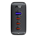 Miniatyrbillede 3 af 8: ACEFAST HURTIG NETVÆRKSLADER 3XUSBC/1XUSBA 100W SORT + KABEL 100W 2M