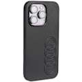 Miniatyrbild 4 av 8: Audi syntetisk skinnveske til iPhone 14 Pro - svart AU-TPUPCIP14P-TT/D1-BK