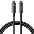Miniatyrbild 2 av 9: USB C - USB C-kabel 480Mb/s 240W 1m Baseus Tungsten Gold CAWJ040101 - svart
