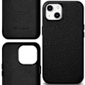 Miniatyrbillede 1 af 11: ICARER CASE CASE LÆDERCOVER MED MAGSAFE TIL IPHONE 14 SORT