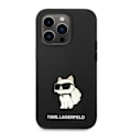 Miniatyrbillede 4 af 9: KARL LAGERFELD SILIKONE CHOUPETTE ETUI TIL IPHONE 14 PRO MAX - SORT