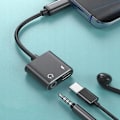 Miniatyrbild 4 av 8: CO2-SOVITIN USB-C MINIJACK 3,5 MM AUX-KAAPELIN SOVITIN SAMSUNG APPLE MED DAC:lle