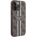 Miniatyrbild 5 av 9: Guess 4G Printed Stripes MagSafe-deksel til iPhone 15 Pro Max - brun
