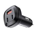 Miniatyrbillede 3 af 11: ACEFAST FAST BILOPLADER 66W 2XUSBC/USB PD QC4.0 AFC FCP SCP