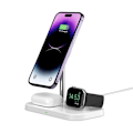 Miniatyrbillede 2 af 7: TECH-PROTECT QI15W-A22 3I1 MAGNETISK MAGSAFE TRÅDLØS OPLADER HVID