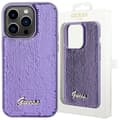 Guess Sequin Script metalldeksel til iPhone 13 Pro / 13 - lilla