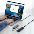 Miniatyrbillede 9 af 11: BASEUS MULTIFUNKTIONEL HUB-ADAPTER USB-A TIL 4XUSB-A 3.0 5GB/S SORT