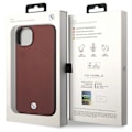 Miniatyrbillede 8 af 8: BMW LÆDER DIAMOND PATTERN COVER TIL IPHONE 14 - BORDEAUX