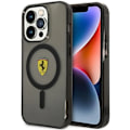 Miniatyrbillede 1 af 8: FERRARI TRANSLUCENT MAGSAFE ETUI TIL IPHONE 14 PRO MAX - SORT