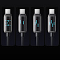 Miniatyrbild 3 av 11: MCDODO USB-C SNABBLADDNINGSKABEL FÖR SAMSUNG XIAOMI TYP C 6A 100W 1M LED