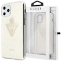 Miniatyrbild 1 av 8: Guess GUHCN58SGTLGO iPhone 11 Pro gull/gull hardt deksel Glitter Triangle