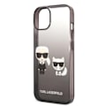 Miniatyrbillede 7 af 9: KARL LAGERFELD GRADIENT IKONIK KARL&CHOUPETTE ETUI TIL IPHONE 14 PLUS - SORT