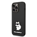 Miniatyrbillede 3 af 9: KARL LAGERFELD SILIKONE CHOUPETTE ETUI TIL IPHONE 14 PRO MAX - SORT