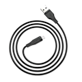 Miniatyrbillede 2 af 5: ACEFAST KABEL LANG STÆRK MFI USB - LYN 1,2M, 2,4A SORT
