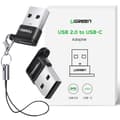 USB C (hunn) - USB (hann) adapter Ugreen US280 - svart