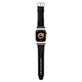 Miniatyrbild 2 av 2: Karl Lagerfeld Saffiano Monogram stropp til Apple Watch 38/40/41mm - svart