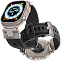 Miniatyrbillede 1 af 11: SPIGEN DURAPRO ARMOR PU-REM TIL APPLE WATCH 4/5/6/7/8/9/SE/ULTRA 1/2 (42/44/45/49 MM) - SORT