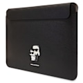Miniatyrbillede 2 af 4: KARL LAGERFELD SAFFIANO KARL&CHOUPETTE ETUI TIL EN 16" BÆRBAR COMPUTER - SORT