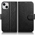 Miniatyrbillede 1 af 11: ICARER CASE CASE LÆDERCOVER TIL IPHONE 14 LÆDER SORT