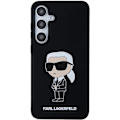 Miniatyrbillede 4 af 9: KARL LAGERFELD SILIKONE IKONIK ETUI TIL SAMSUNG GALAXY S24 - SORT