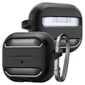 Miniatyrbillede 1 af 11: SPIGEN RUGGED ARMOR SAMSUNG GALAXY BUDS 3/3 PRO MAT SORT