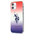 Miniatyrbillede 3 af 9: AMERIKANSK SAG POLO ASSN. GRADIENT PATTERN COLLECTION TIL IPHONE 12 MINI - RØD OG BLÅ