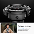 Miniatyrbillede 10 af 11: SPIGEN RUGGED ARMOR "PRO" GALAXY WUR 6 CLASSIC (47 MM) SORT