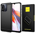 Miniatyrbild 1 av 9: Spacecase-Fodral Till Xiaomi Redmi 12C Black Phone