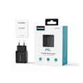 Miniatyrbillede 6 af 6: CHOETECH USB-C NETVÆRKSLADER USB-C PD 35W GAN MED DISPLAY SORT