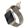 Miniatyrbild 2 av 4: UNIQ Dante armbånd for Apple Watch Series 4/5/6/7/8/SE/SE2 42/44/45 mm stjernelys i rustfritt stål