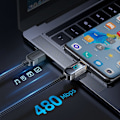 Miniatyrbild 2 av 11: Joyroom USB C til USB C-kabel 100 W for hurtiglading og dataoverføring 1,2 m svart (S-CC100A4)