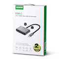 Miniatyrbillede 3 af 8: UGREEN CM162 50505 USB-C - HDMI / VGA / USB-A 3.0 / USB-C PD-ADAPTER - GRÅ