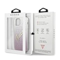 Miniatyrbild 9 av 9: Guess GUHCP12LPCUGLSPI iPhone 12 Pro Max 6.7 rosa/rosa hardt deksel Glitter Gradient Script