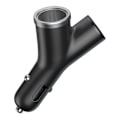 Miniatyrbild 3 av 11: Baseus Y Type Billader billader 2x USB + sigarettennertilkobling 3,4A svart (CCALL-YX01)