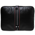 Miniatyrbillede 3 af 4: BMW CARBON & RED STRIPE SLEEVE TIL EN 16" BÆRBAR COMPUTER - SORT