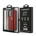 Miniatyrbillede 9 af 9: FERRARI OFF TRACK LÆDER NYLON STRIPE COVER TIL SAMSUNG GALAXY S21 - RØD