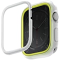 Miniatyrbild 1 av 3: UNIQ fodral Moduo Apple Watch Series 4/5/6/7/8/9/SE/SE2 44/45 mm lime-vit/lime-vit