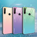Miniatyrbild 2 av 11: Gradient Glass-deksel i herdet glass Huawei P40 Lite E rosa-lilla