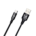 Miniatyrbild 2 av 10: Wozinsky kabel USB - microUSB 2.4A 2m svart (WUC-M2B)