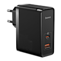 Miniatyrbild 2 av 11: Baseus GaN5 Pro Fast Universal GaN USB Type C / USB-lader 100W PD3.0, QC4.0+, AFC Black (CCGP090201)